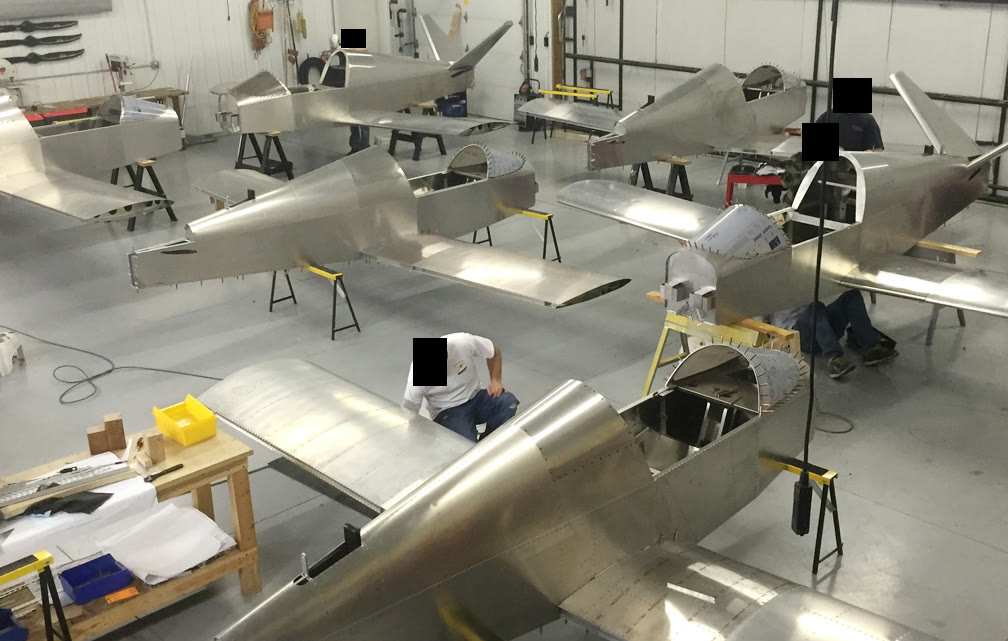 Isengard airframes in series production on the assembly line