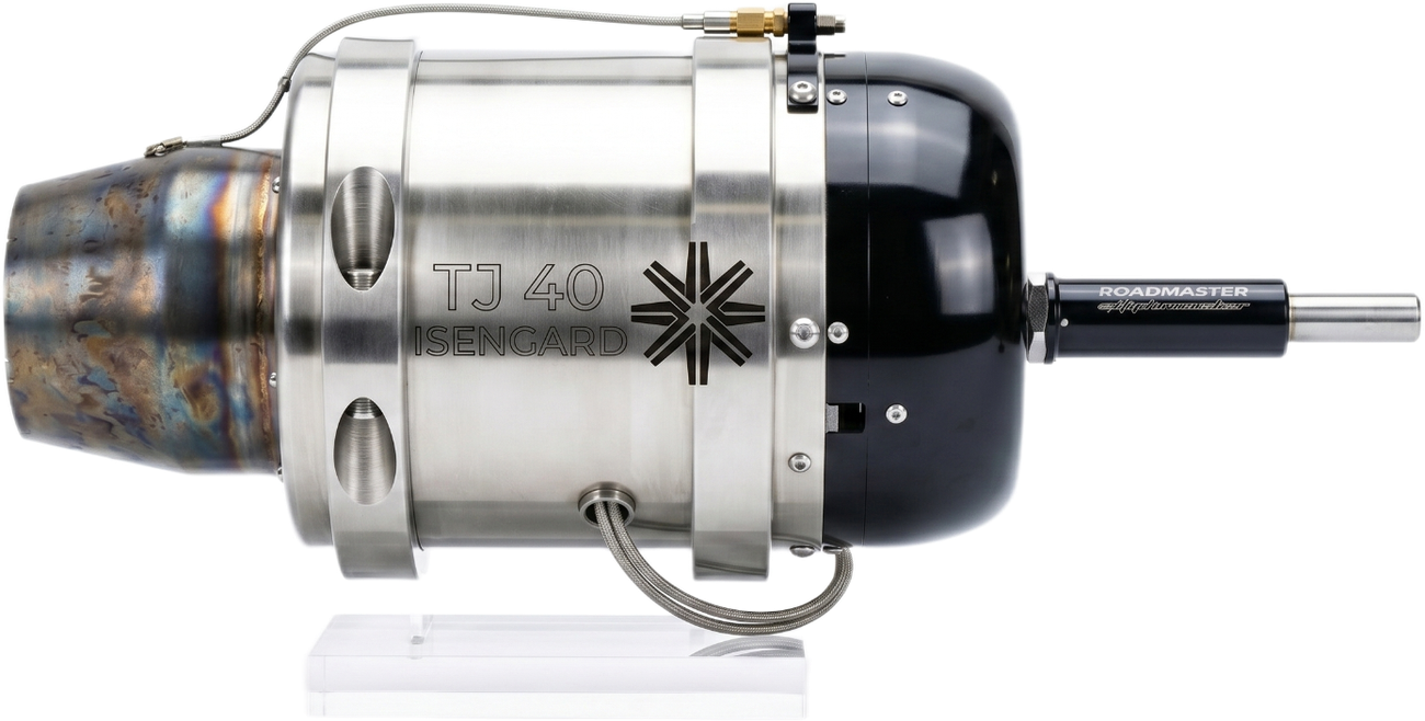 TJ-40 turbine, side profile